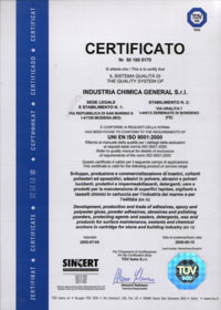 Certificazione TUV